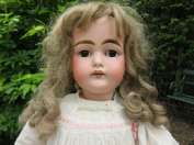 Beautiful Large Kestner 192 Antique Doll With Hairline  - 29 inch