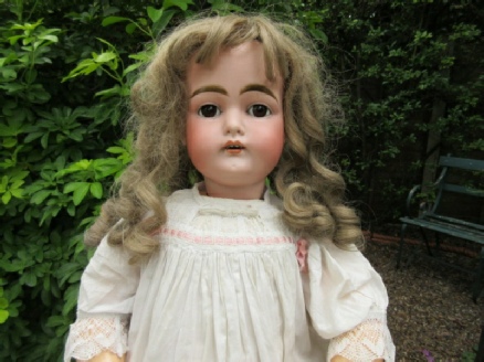 Beautiful Large Kestner 192 Antique Doll With Hairline  - 29 inch